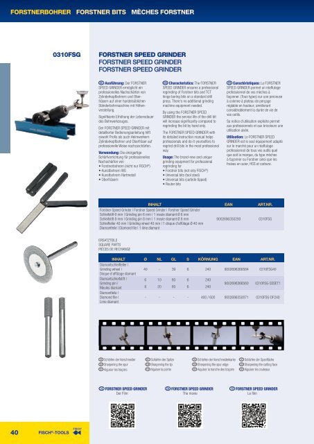 FISCH®-TOOLS Produktkatalog