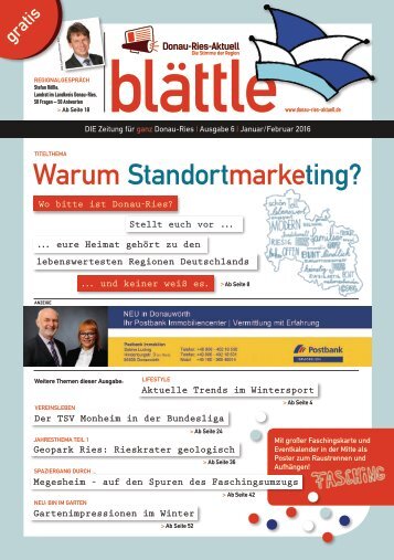 blaettle 6 - Januar/ Februar 2016