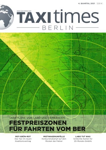 Taxi Times Berlin - 3. Quartal 2021