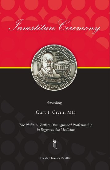 Dr. Civin's Virtual Investiture Program