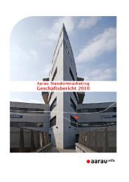 Jahresbericht - Aarau Info