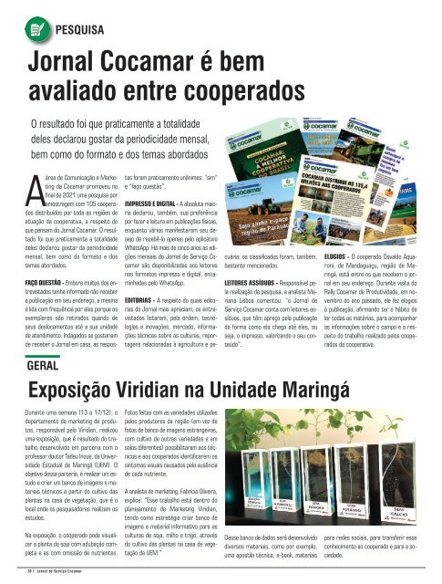 Jornal Cocamar Janeiro 2022