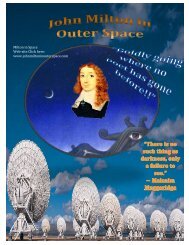 John Milton in Outer Space 