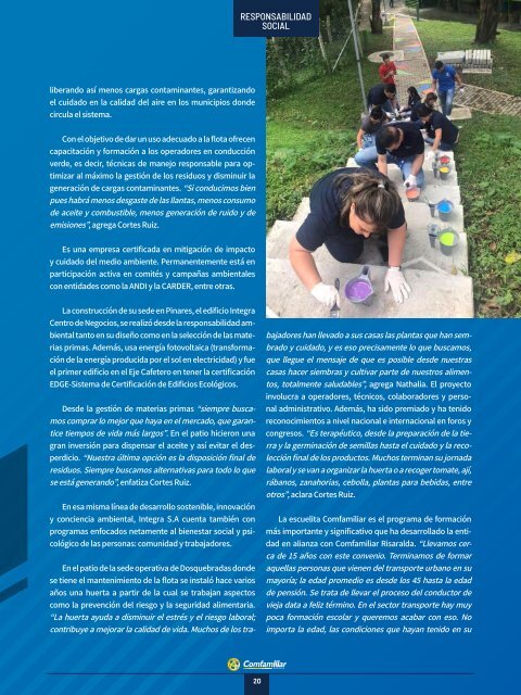 Revista Institucional de Comfamiliar Risaralda Ed 43