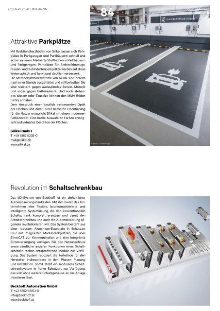  architektur FACHMAGAZIN Ausgabe 8 2021