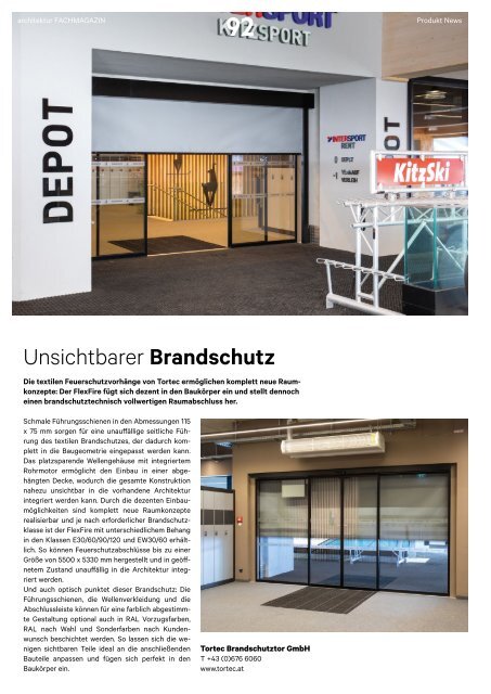  architektur FACHMAGAZIN Ausgabe 8 2021