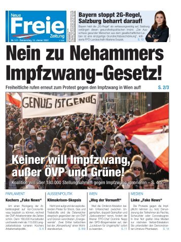 Nein zu Nehammers Impfzwang-Gesetz!