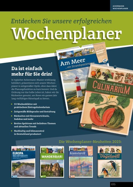 Ackermann Kalender 2023