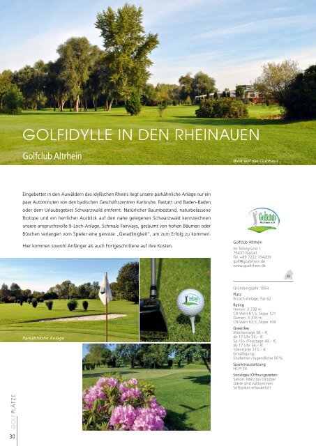 Golfland Baden-Württemberg 2022