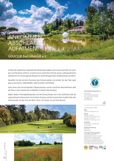 Golfland Baden-Württemberg 2022