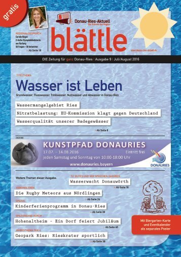 blaettle 9 - Juli/ August 2016