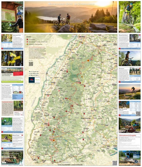 Mountainbike-Karte Schwarzwald