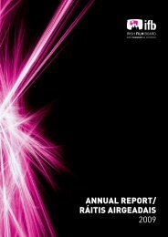 AnnuAL REPORT OF BORD SCAnnÁn nA ... - Irish Film Board