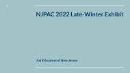 NJPAC 2022 Late-Winter Art Exhibit