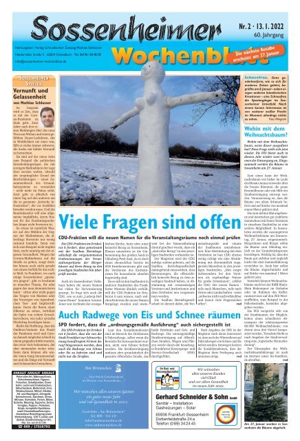 Sossenheimer Wochenblatt