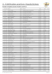 2. DAKHalbmarathon Saarbrücken - Sarreguemines Triathlon Club