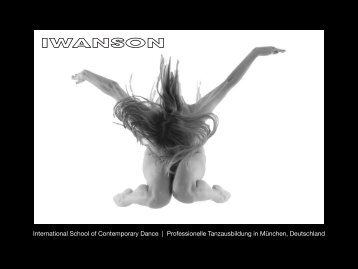 International School of Contemporary Dance ... - Iwanson