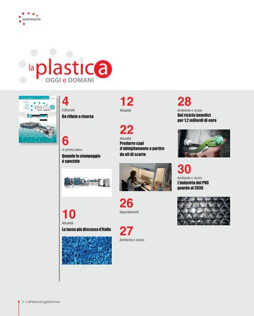 La Plastica Oggi e Domani - n° 4 Novembre / Dicembre 2021