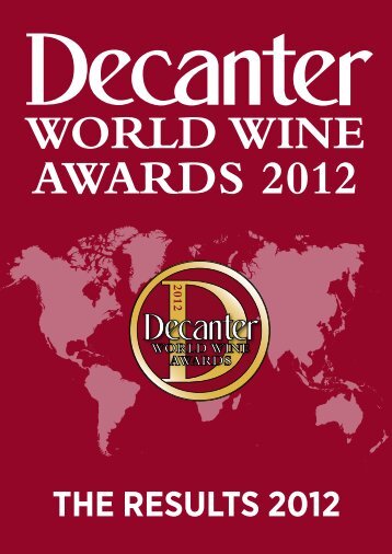 THE RESULTS 2012 - Petersfield Wine Circle