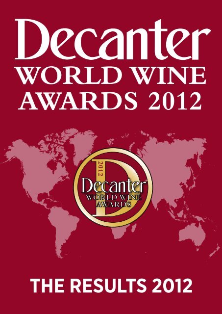 THE RESULTS 2012 - Petersfield Wine Circle