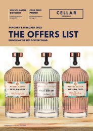 Cellar Drinks Co. The Offers List: January - February 2022