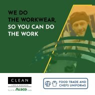 CLEAN Food Trade and Chefswear Brochure