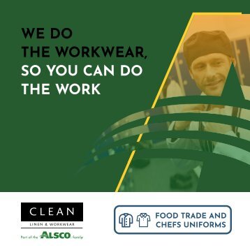 CLEAN Workwear Brochure - CHEFS and FOOD