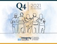 2021 Q4 In Review - Integrity Wealth Advisors, Ventura | Ojai, California