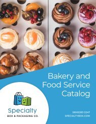 Bakery and Food Service Catalog