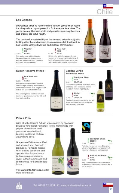 Lanchester Wines Brochure 2022 