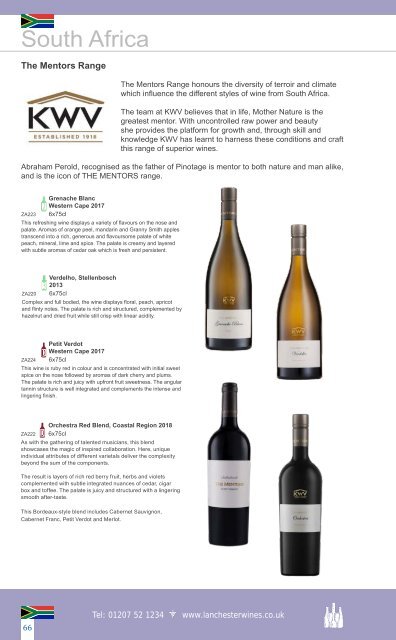 Lanchester Wines Brochure 2022 