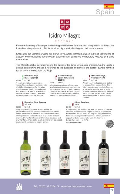 Lanchester Wines Brochure 2022 