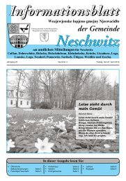 e. V. Maibaumwerfen 2012 - Gemeinde Neschwitz