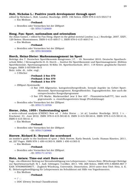 PDF Neukatalogisate 09. Februar 2012 - Zentralbibliothek der ...