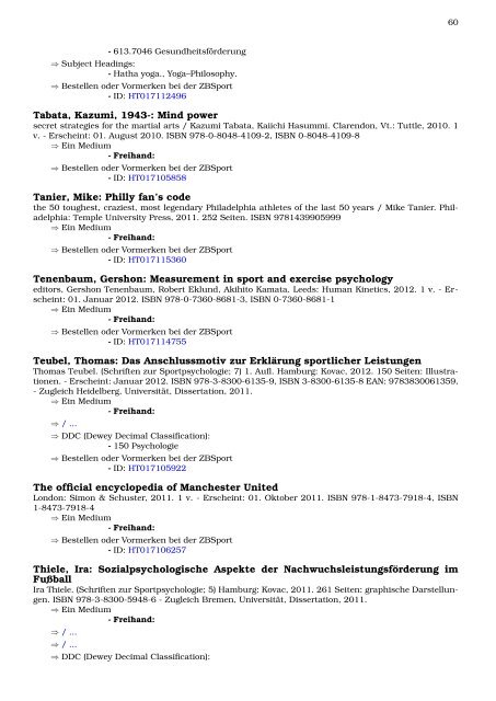 PDF Neukatalogisate 09. Februar 2012 - Zentralbibliothek der ...