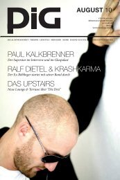 PAUL KALKBRENNER RALF DIETEL ... - PIGmagazin