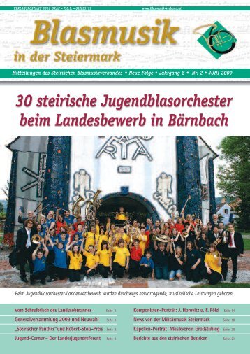 30 steirische Jugendblasorchester beim Landesbewerb in Bärnbach