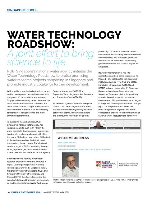Water & Wastewater Asia January/February 2022