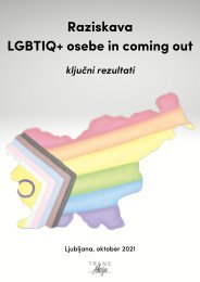 Raziskava LGBTIQ osebe in coming out