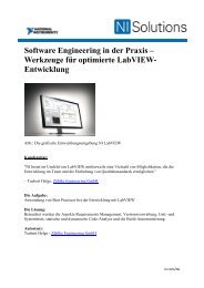 Software Engineering in der Praxis - National Instruments Germany ...