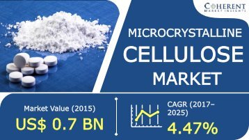 Achieving Operational Efficiency In Today’s Microcrystalline Cellulose Market