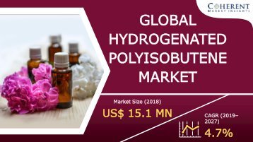 Insights Into The Competitive Hydrogenated Polyisobutene Market