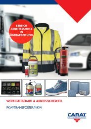 CARAT Katalog Werkstattbedarf & Arbeitssicherheit 