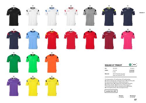 uhlsport Teamsport Katalog 2024