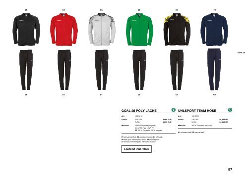 uhlsport Teamsport Katalog 2024