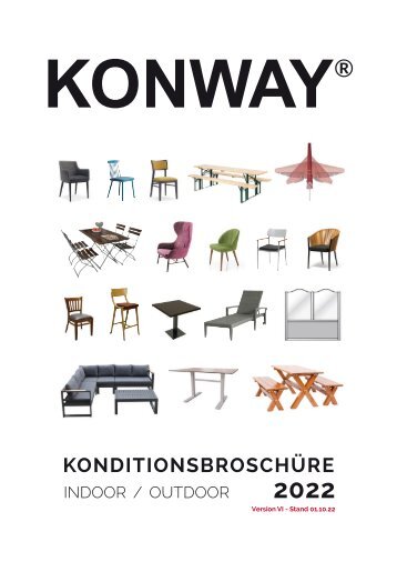 KONWAY® Konditionsbroschüre 2022