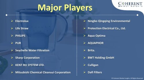 Water Filter Jug Market To Surpass US$ 998.6 Million By 2027