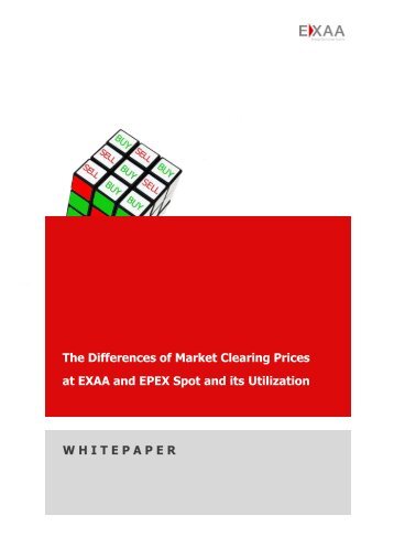 The Differences of Market Clearing Prices at EXAA and EPEX Spot ...