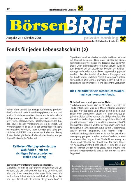 Zeitung 0607 - Raiffeisenbank Leibnitz