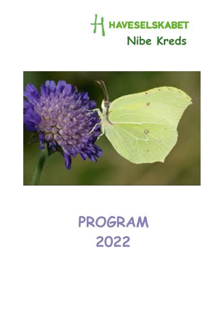 Program 2022 - Haveselskabet Nibe